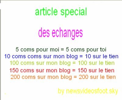 aller echange de comms