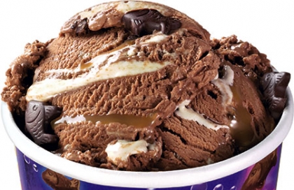 la glace au chocolat!!