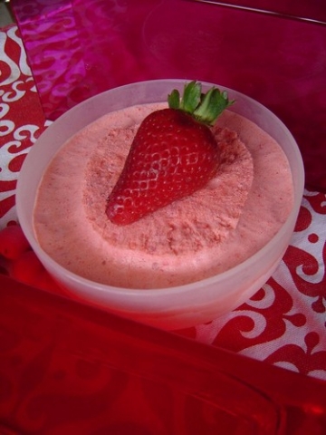 la glace a la fraise!!!