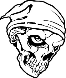 tete de mort pirate