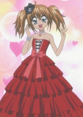 mangas en robe rouge