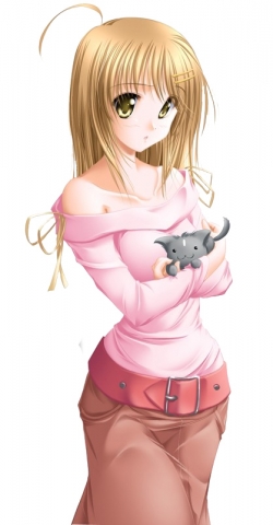 mangas et son chaton!!!