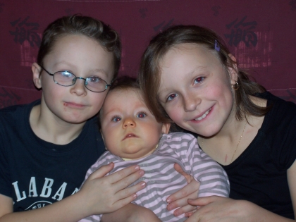 moi mon ptit frere et ma ptite seur