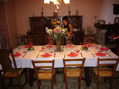 la table de noel !!!!!!