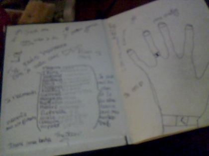 premiere page de mon cahier intime