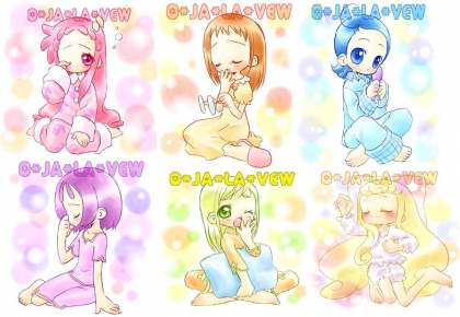 les 6 belle fille en pyjama