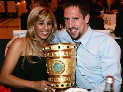 Frank RIBERY et sa femme