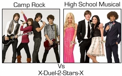 camp rock ou high school musical