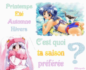 ta saison pr�f�r�