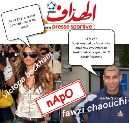 Victoria Bekham et Fawzi Chaouchi lol