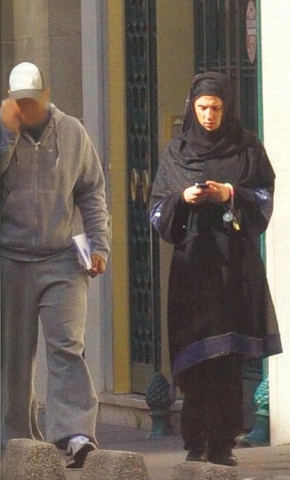 Diam's avec le voile O