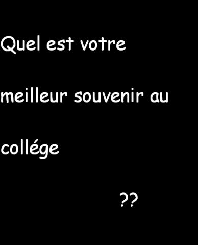 ton meilleur souvenir 