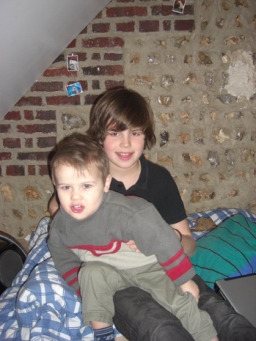 auxence et son pitit cousin!!