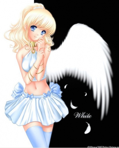 un ange blanc