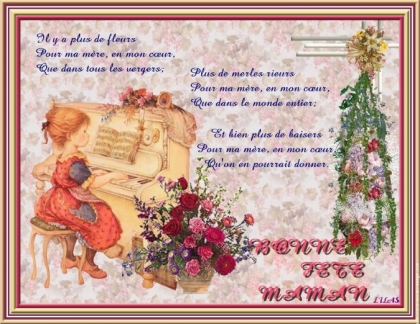 alors les filles du site et vos maman