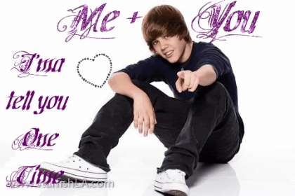 Moi et Justin bieber