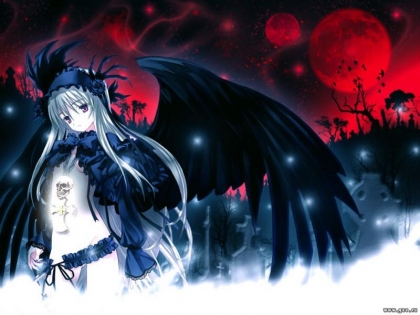 La soeur de l'ange de la mort!