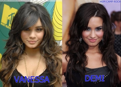 vanessa hudgens versus demi lovato