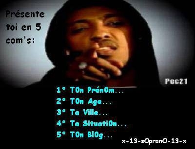 Prsente toi en 5 com'z / missioN