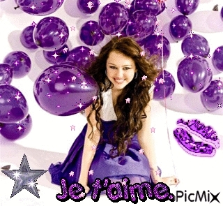 et elle fait la faite sous les ballons