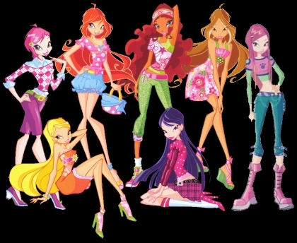 et voisie les winx....