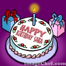 l'anniversaire de sara