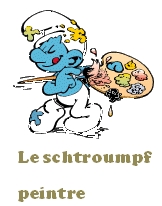 schtroumf peintre