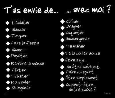 ta envie de faire koi avec moi .....