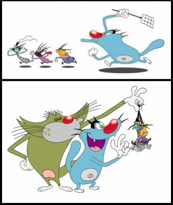 oggy et les cafardes