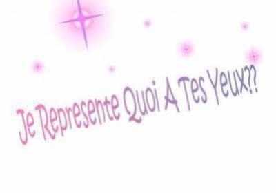 a tes yeux (une question)