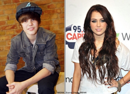 miley cyrus vs justin  bieber