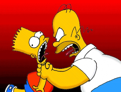 Homer  et   Bart  