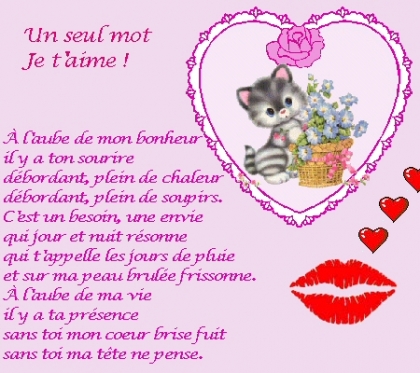 un poeme juste pour toi 
