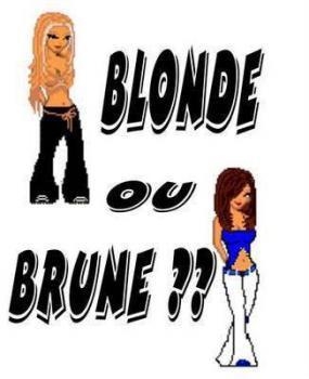 blonde ou brune ??
