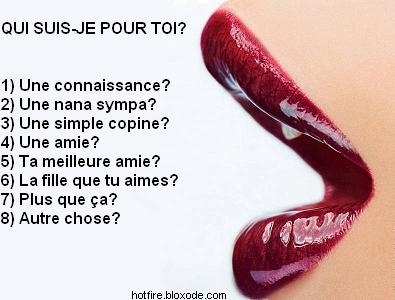 qui suis je pour toi ?