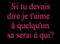 Je t'aime..