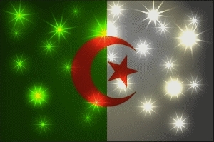 drapeau de l algerie ilumin�