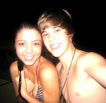 justin et sa petite amie