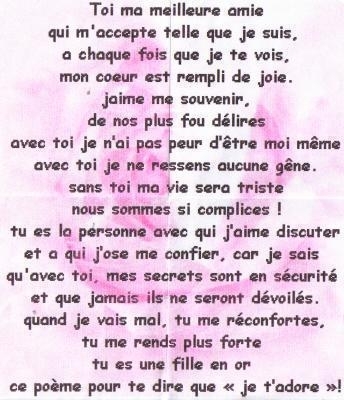 mes amis je les adors 