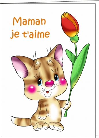 je t'aime maman 