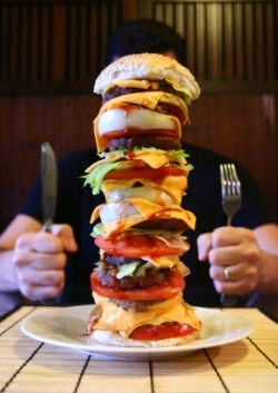 le plus grand hamburger du monde!
