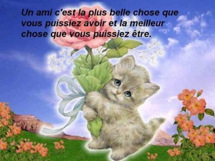 un ami est la plus belle chose