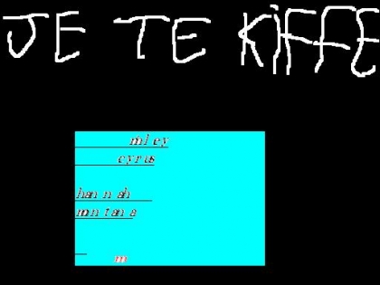 je te kiffe.............