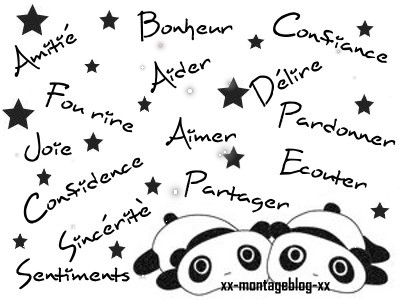 ..Amiti, Dlire, Confiance .....