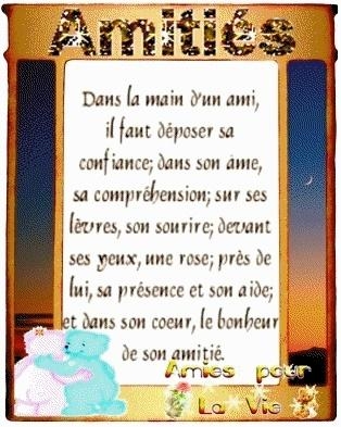 l'amiti�