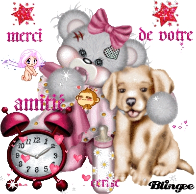 merci de votre amiti�