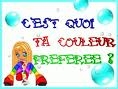 quelle est ta couleur pr�f�r�