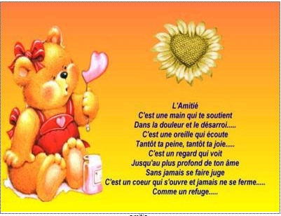 la vrais amiti� c'est...........