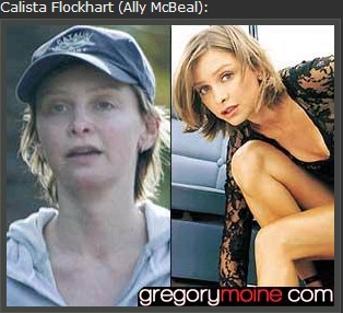 stars avant et apr�s le maquillage.....