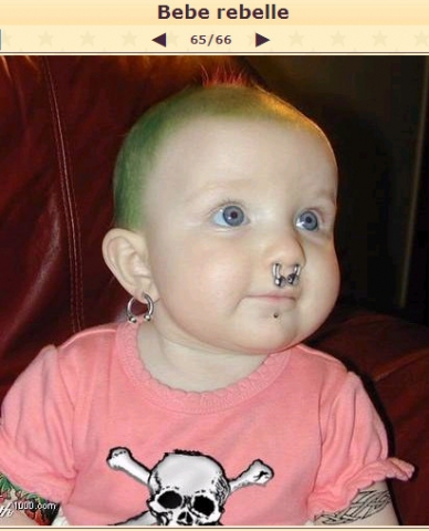 un b�b� rebelle.......